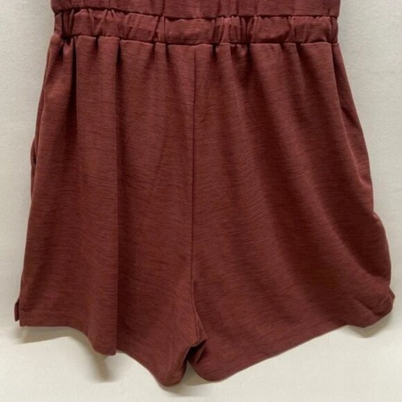Old Navy Active Jumper Women's Small Maroon Sleeveless Breathe On V-Neck Top EUC - Picture 6 of 10